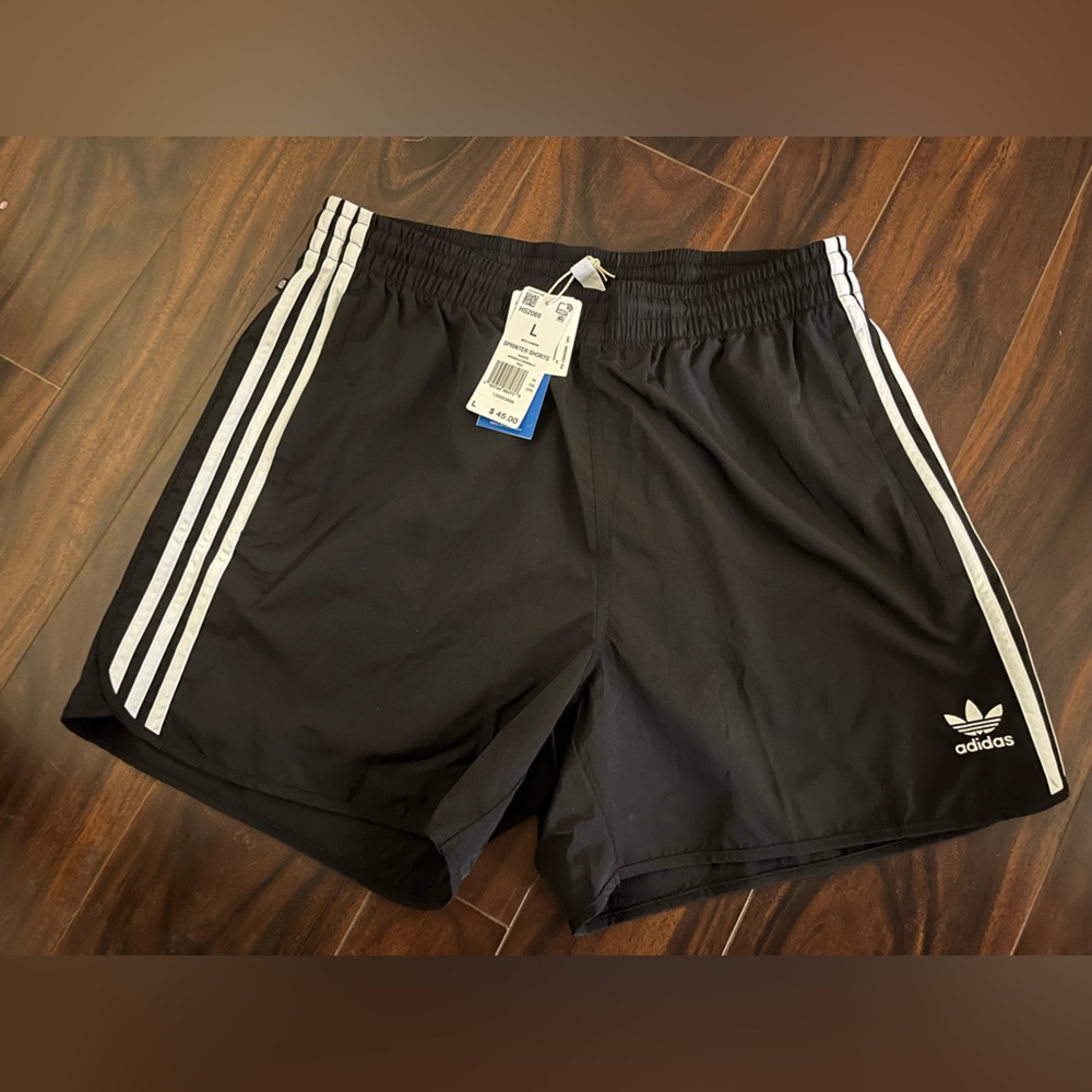 Adidas Black and Khaki Shorts Duo - Picture 2 of 3